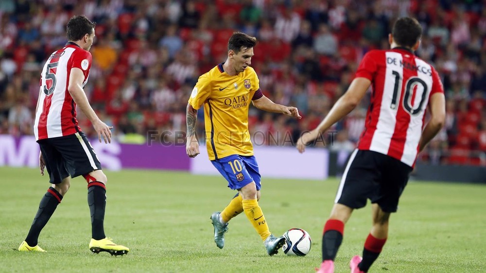 Barcelona a fost masacrată de Athletic Bilbao în prima manşă din Supercupa Spaniei. ^Başcii au deschis scorul de la mijlocul terenului / VIDEO