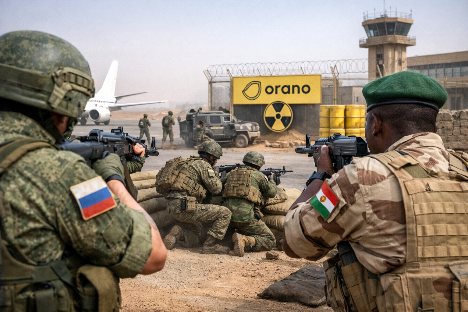 Russia helps ward off an attack on Niger close to French-linked nuclear materials