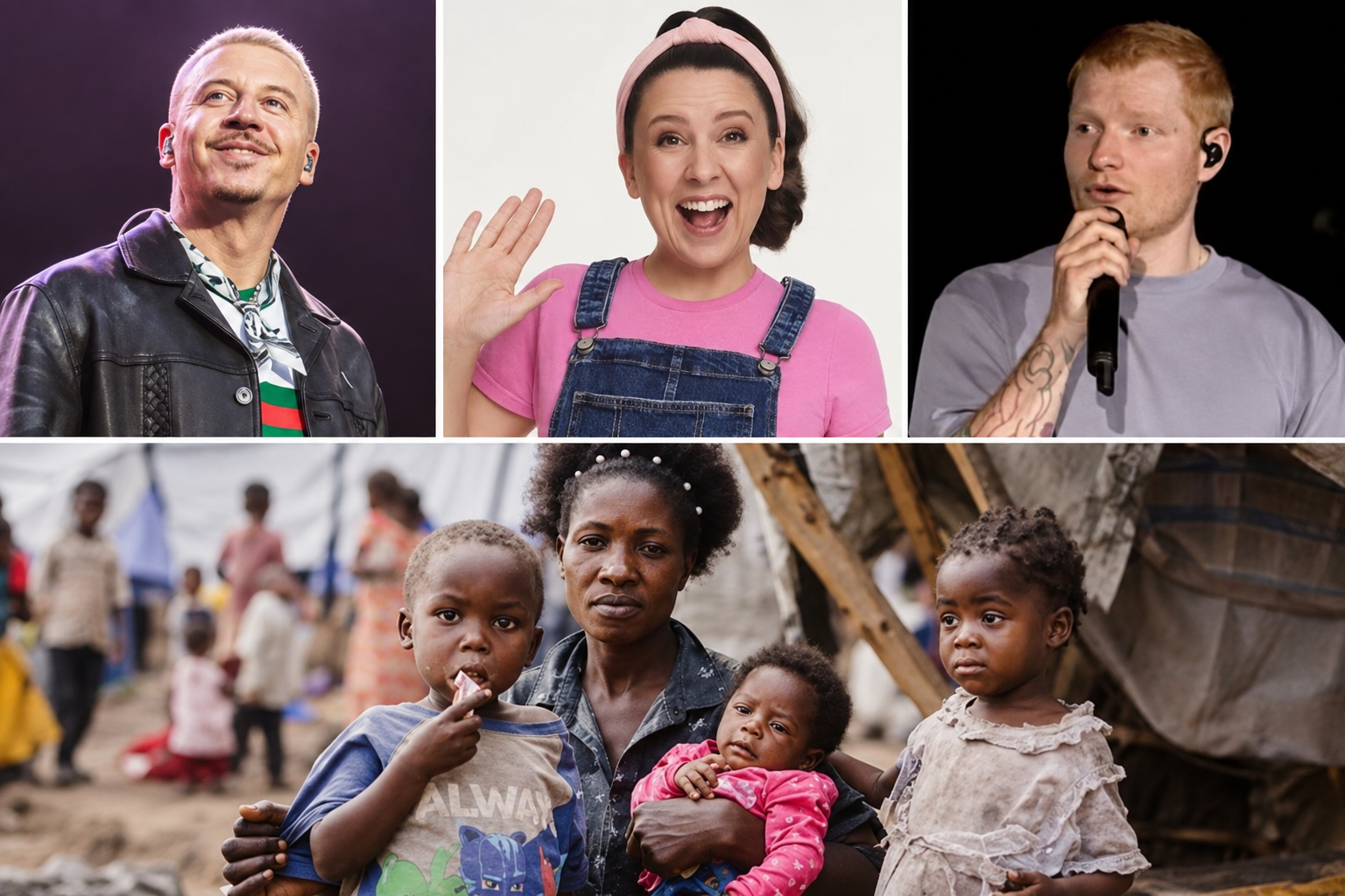 As Macklemore, Ms Rachel and Ed Sheeran pledge $6 million for Gaza, millions of children and women face parallel crises in Sudan and DR Congo