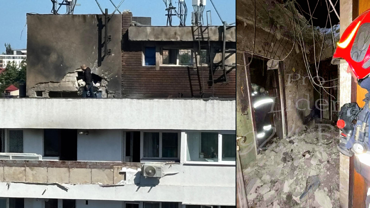Locuitorii din blocul peste care a căzut drona la Galați se vor putea întoarce în apartamente, dar momentan nu vor avea nici gaze și nici curent electric