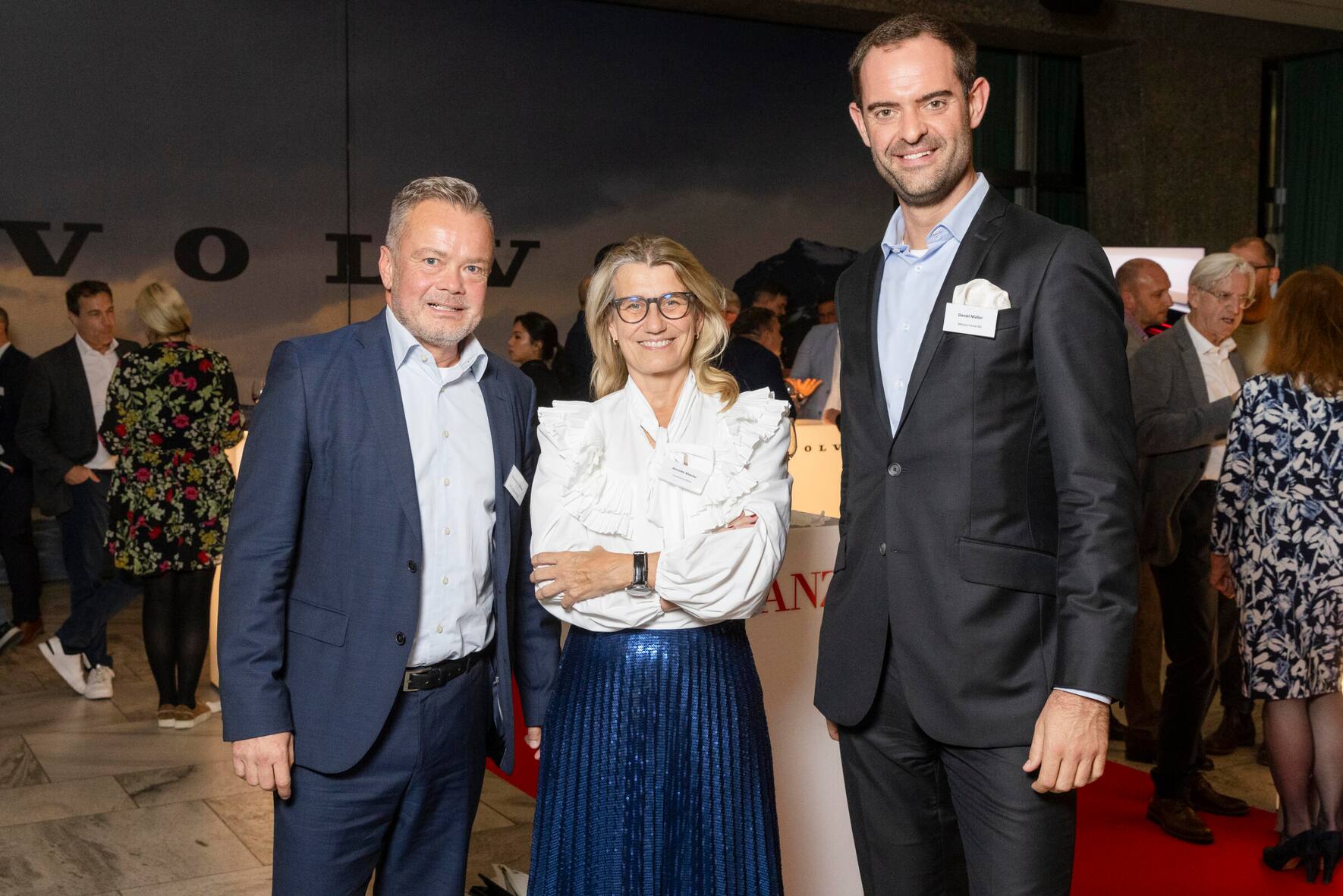 v.l. Christoph D. Walser, Annette Matzke, Daniel MÃ¼ller