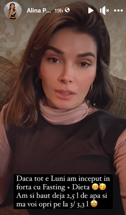 Ce dietă ține Alina Pușcaș, după ce s-a îngrășat 5 kilograme. Timp de 3 zile consumă un singur aliment: „Pot să mănânc oricât”