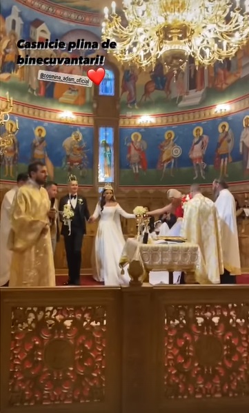 Cosmina Adam s-a căsătorit cu Claudiu Matei, care e politician. Cum a apărut Mirela Vaida la nunta fostei sale asistente de la „Acces Direct”
