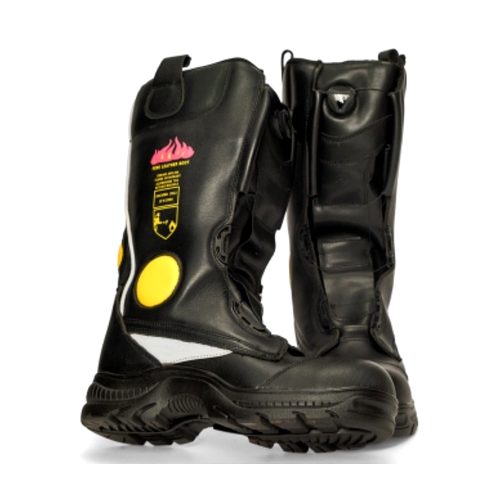 ELEPHANT: Fire leather specialist boot with aluminium toecap. Dual certified EN 15090:2012 and ISO 20345:2022.