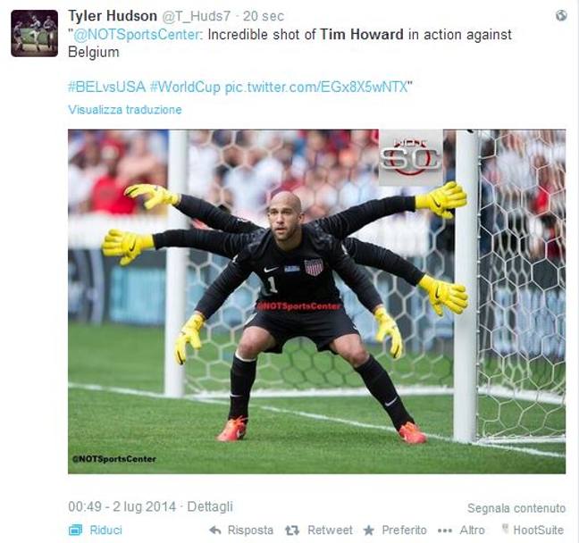 FOTO/ Americanii îl au pe ”Superman” Tim Howard. ^16 parade, RECORD MONDIAL, dar e acasă