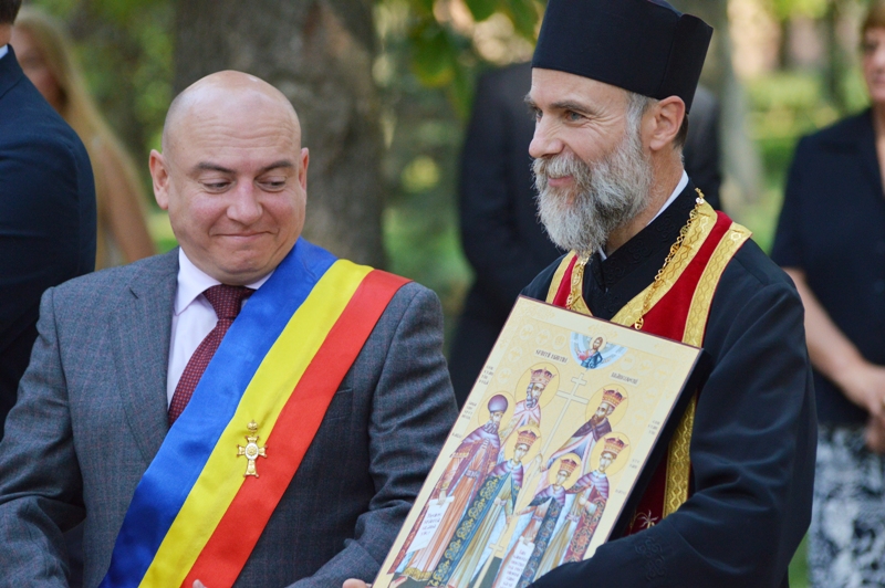 FOTO / Campionii României l-au omagiat pe George Gh. Bibescu, primul nostru reprezentant la CIO