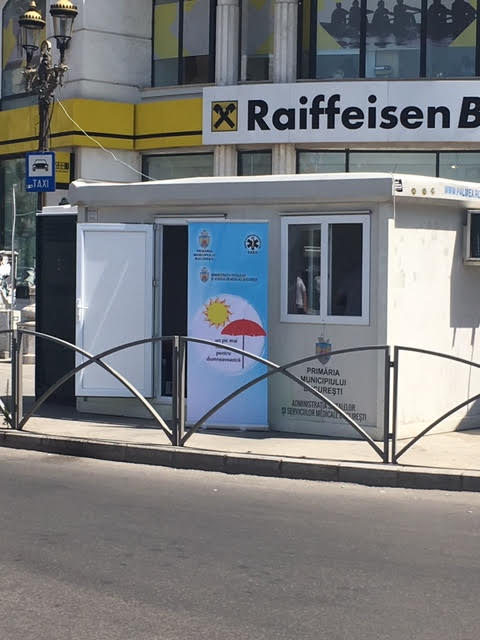 Containere anticaniculă, amplasate de Primăria Capitalei în zonele aglomerate din București. Ce conțin spațiile deschise începând de mâine / FOTO
