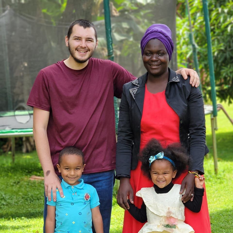 Isaiah Carrier aka Baba Jimmy and his wife Judith and their two children, Jimmy and Cynthia