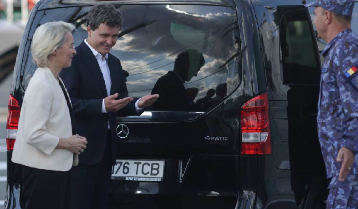 Nicușor Dan, conferință de presă cu Ursula von der Leyen pe țărmul Mării Negre. „Vizita reflectă importanța geostrategică a Portului Constanța” / „Dragă Nicușor...”  I VIDEO