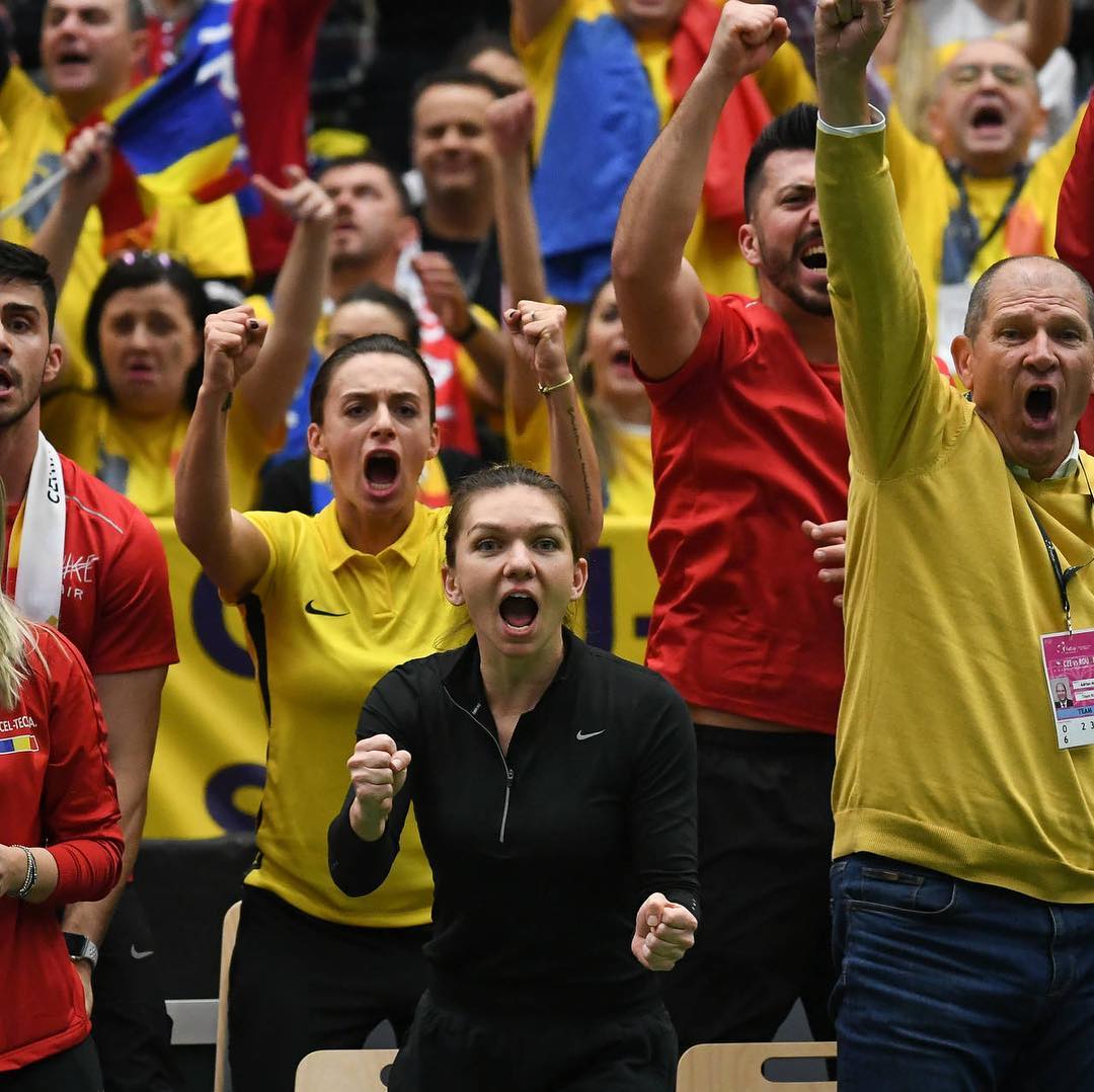 Simona Halep a trăit la intensitate maximă meciul de dublu: ”Am avut niște emoții extraordinare” | GALERIE FOTO&VIDEO
