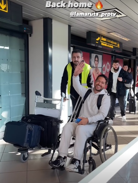 Jorge s-a întors în România de la Survivor 2023 în scaun cu rotile, după ce s-a accidentat: „Mă simt fericit, un pic obosit”