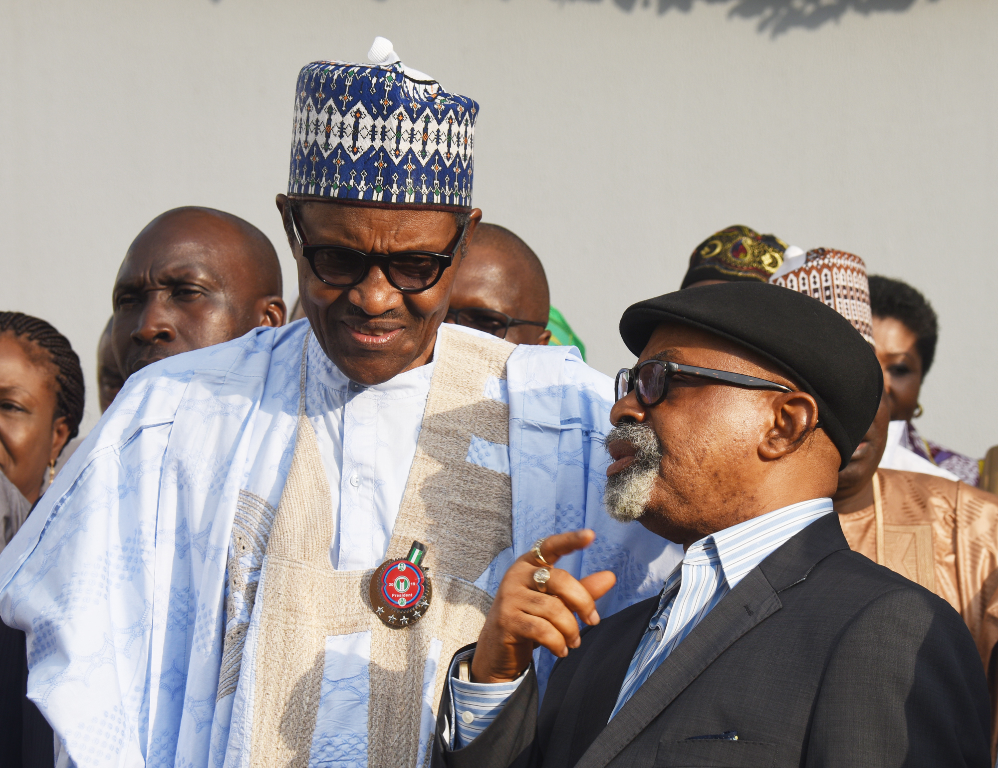 Former President Muhammadu Buhari and Senator Chris Ngige (Premium Times)