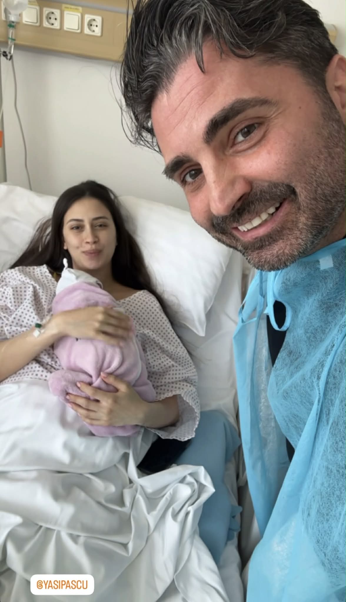 Pepe a devenit tătic a patra oară. Yasmine Pascu a născut o fetiță perfect sănătoasă