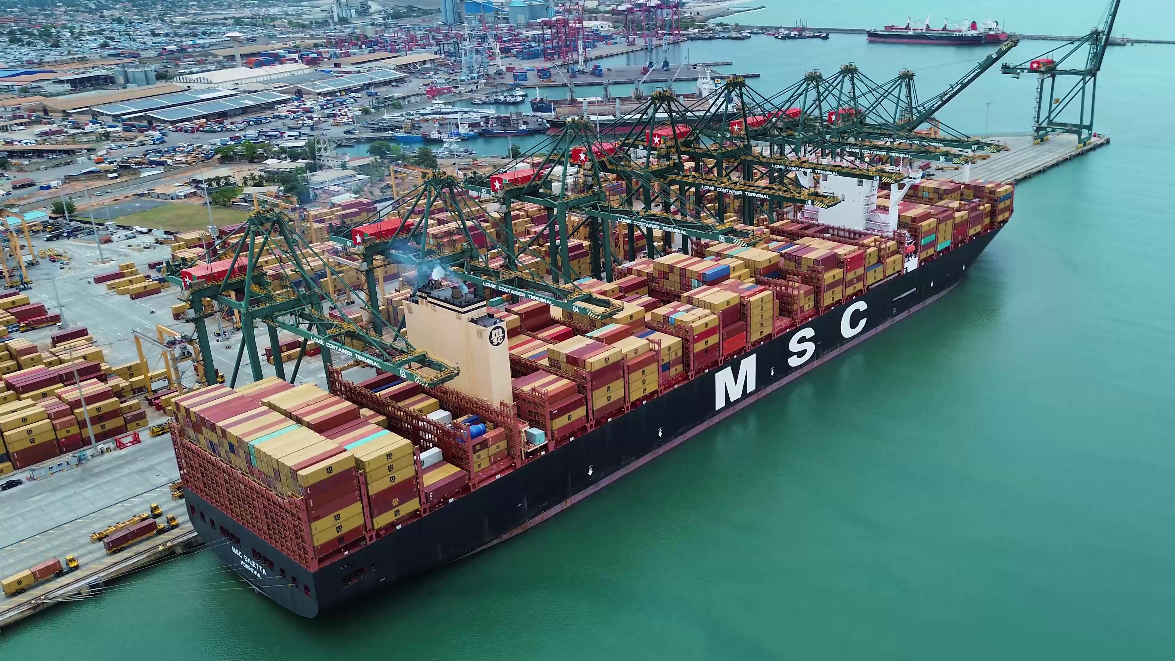 Record-breaking megaships arrive West Africa as global shipping firm expands trade routes
