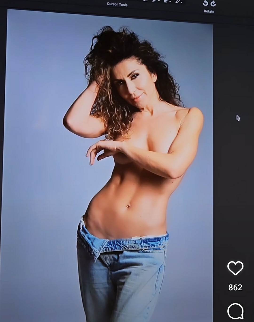 Carmen Brumă, complet goală la 46 de ani. Iubita lui Mircea Badea și-a arătat silueta