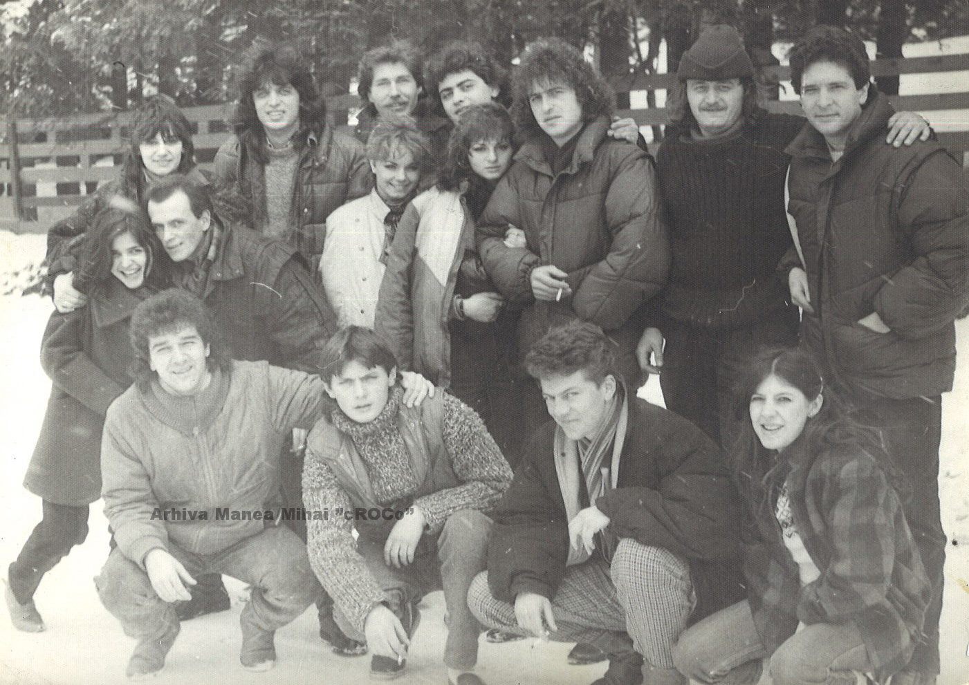 Imagini nemaivăzute, vechi de peste trei decenii, cu Dan Bittman & Co. Holografii, în vremea comunismului/ FOTO