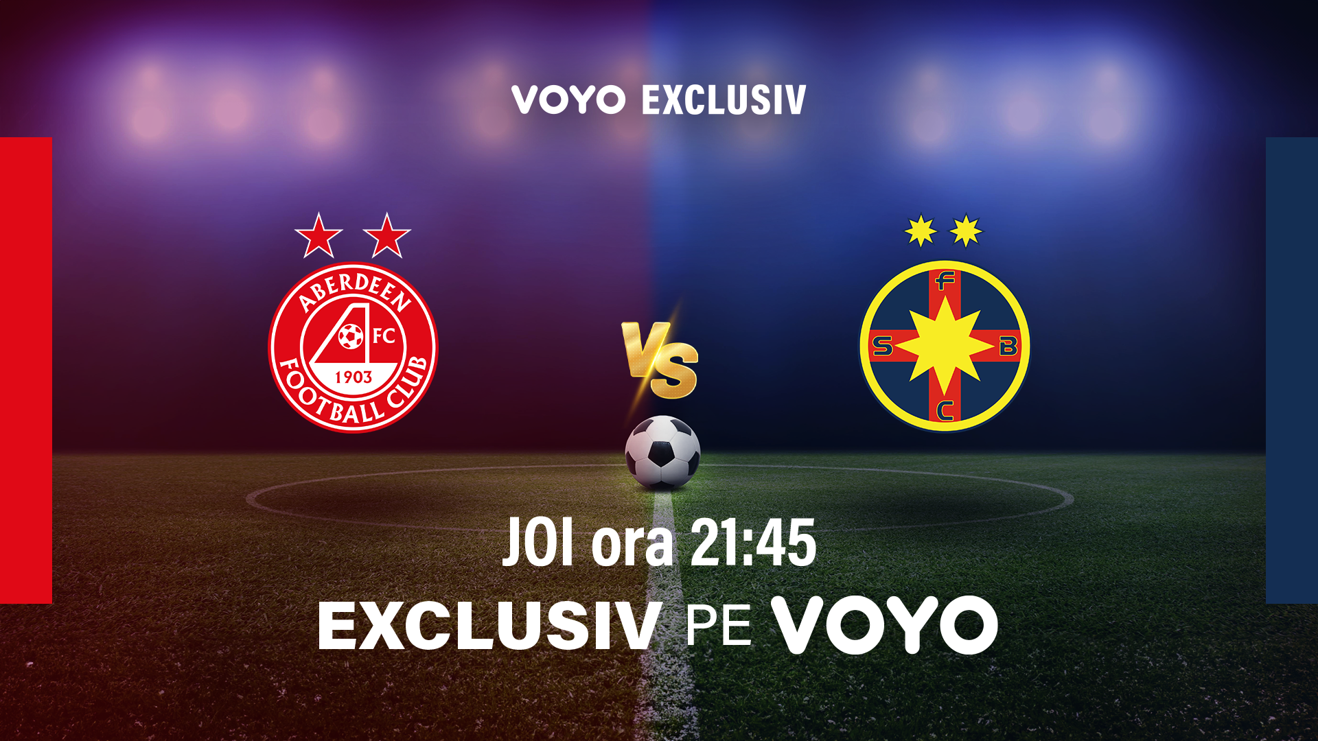 Cine transmite meciul Aberdeen - FCSB, din Europa League. Partida nu se vede la TV: Poate fi urmărită doar online