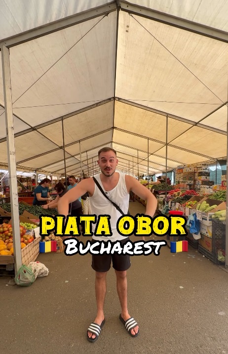 Cine e Miloš Nedeljkov, cunoscut drept Balkandad, care promovează România pe TikTok. A mâncat mici în Piața Obor și papanași în Centrul Vechi