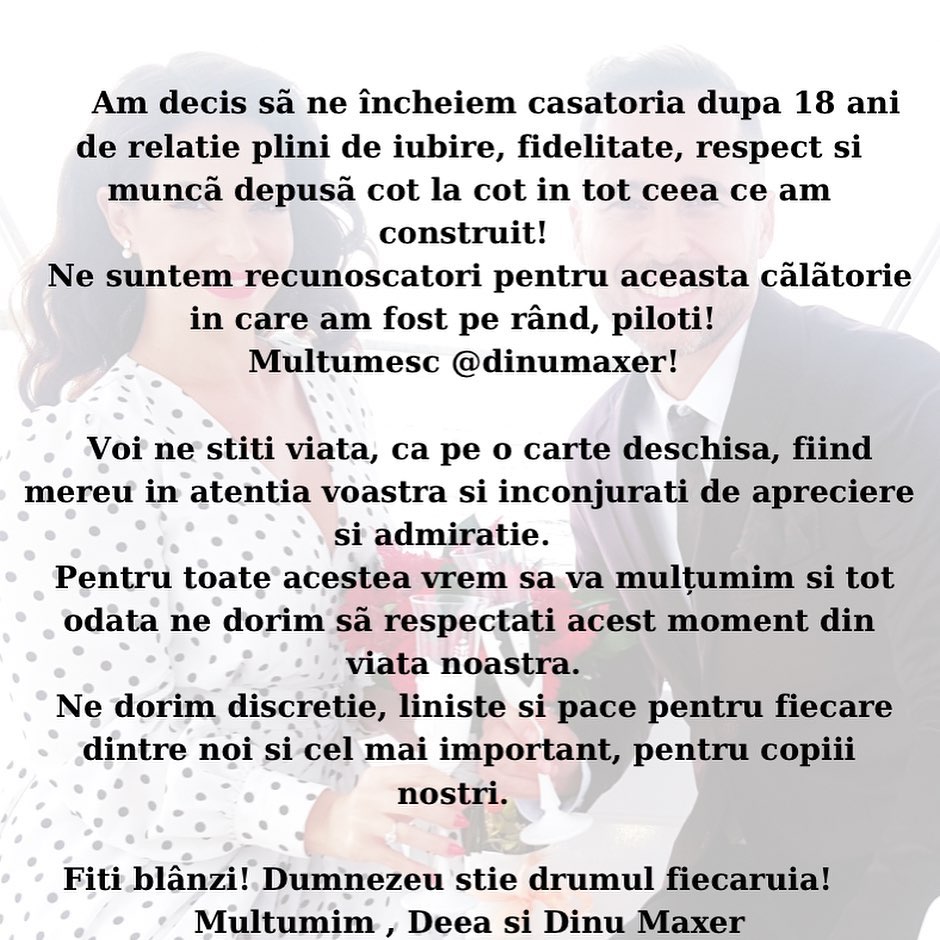 Deea și Dinu Maxer, împreună și după ce au anunțat divorțul. Cum au fost pozați cei doi, alături de băiatul lor