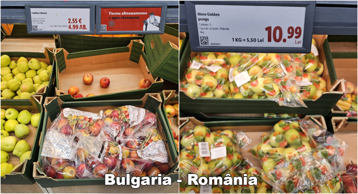 Experiment Libertatea. Preţurile la alimente în Bulgaria faţă de România: şi castraveţii aduşi din Grecia sunt mai scumpi la vecini
