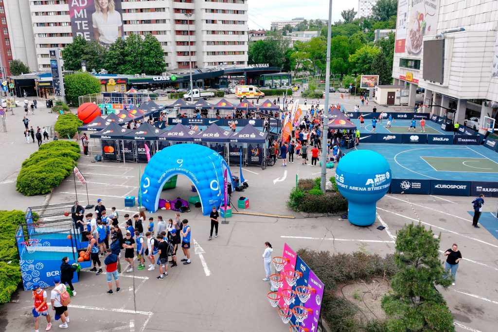 BCR Sport Arena Streetball a transformat parcarea Iulius Mall Iași într-o oază a sportului urban