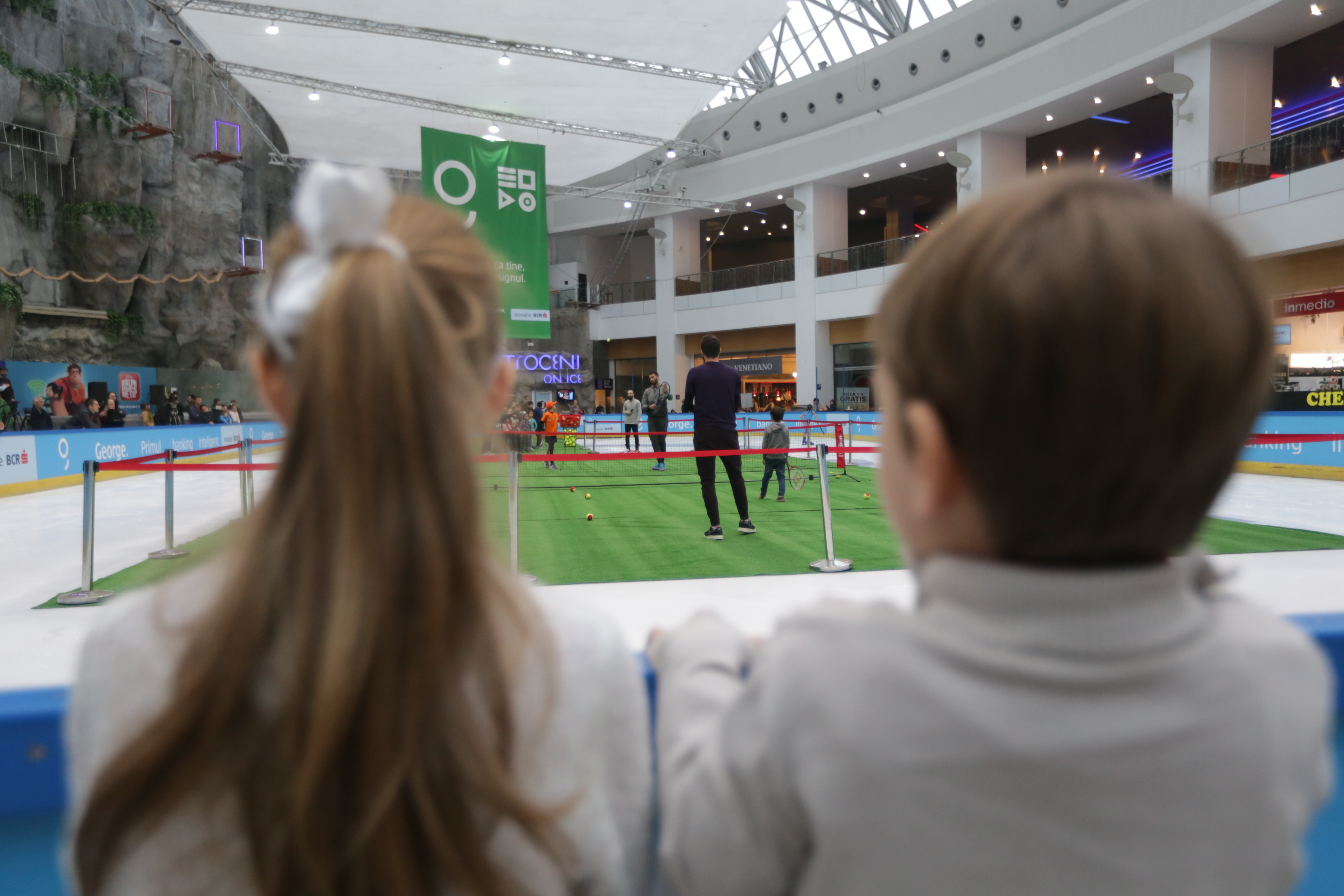 Horia Tecău a jucat tenis de câmp pe gheață / GALERIE FOTO