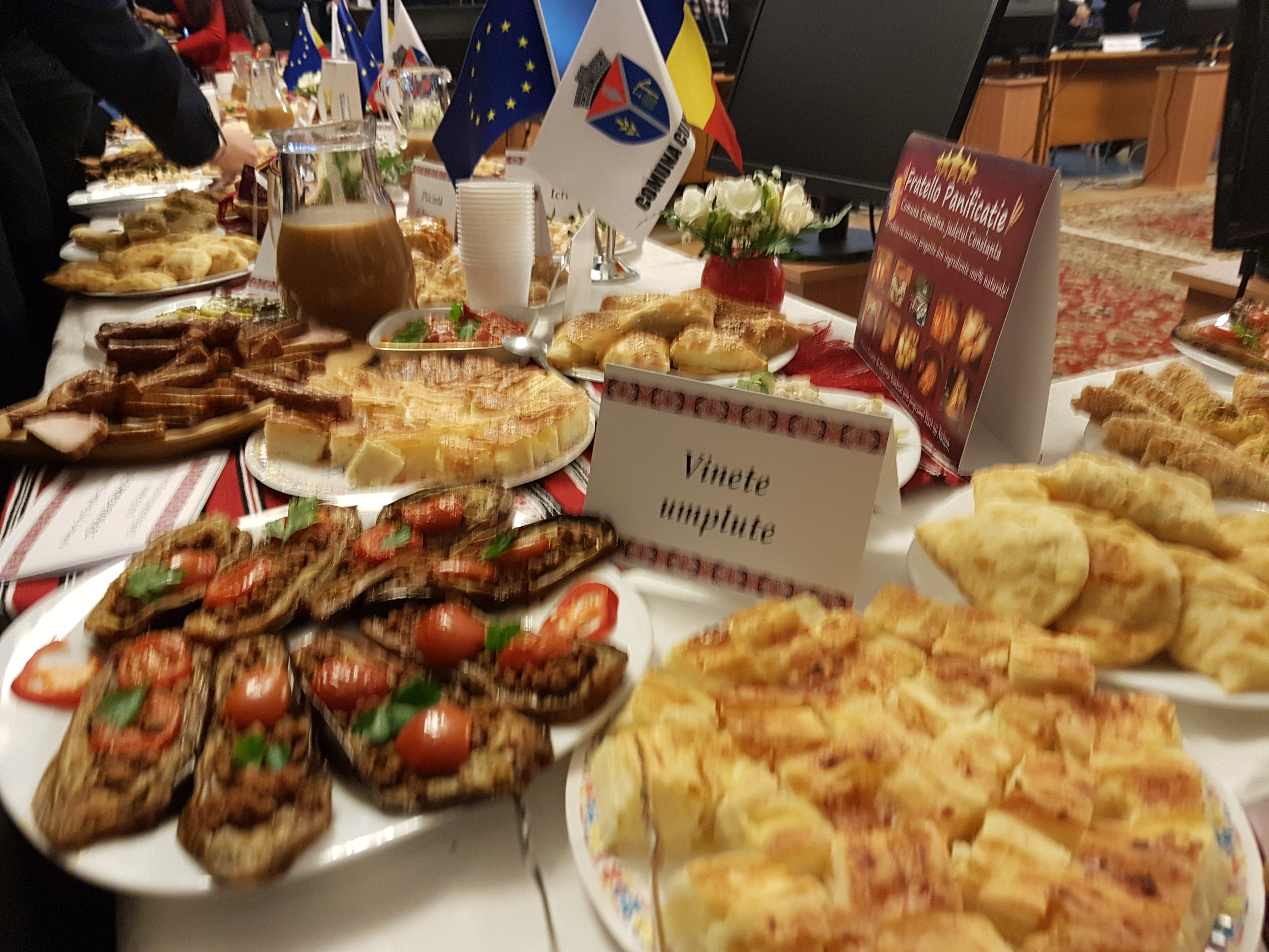 VIDEO / Primarul comunei Cumpăna a adus produsele dobrogene în Parlament; Marca “Produs Tradițional din Dobrogea” va fi înregistrată la OSIM