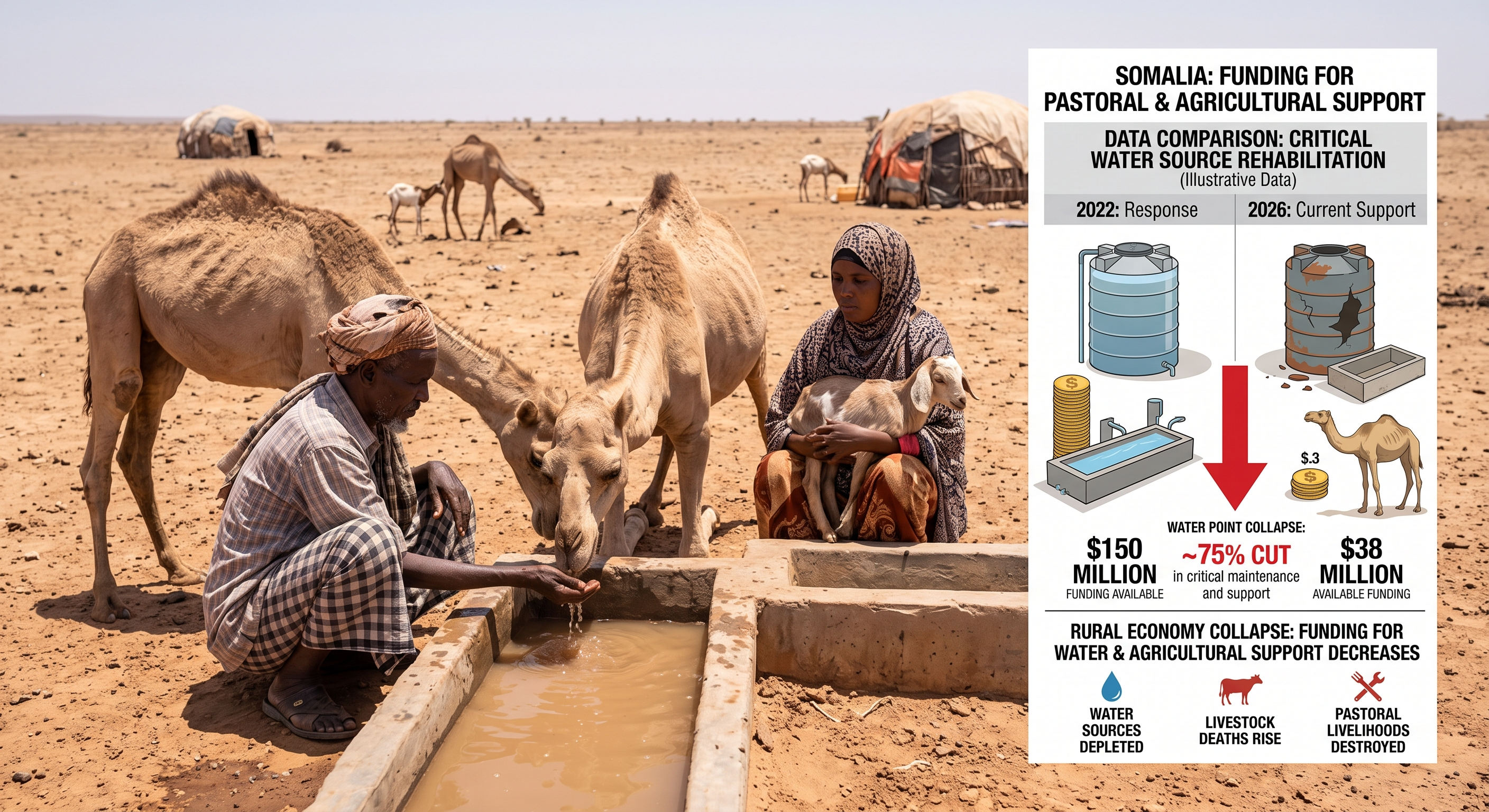 More than 1.8 million children under five in Somalia are expected to suffer acute malnutrition in 2026, according to UN-backed assessments.[Gemini Generated Image]