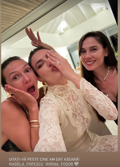 Cristina Ich s-a întâlnit cu Adela Popescu și Irina Fodor în vacanța în Caraibe. Cum s-au pozat: „Albă ca Zăpada și cei doi pitici”