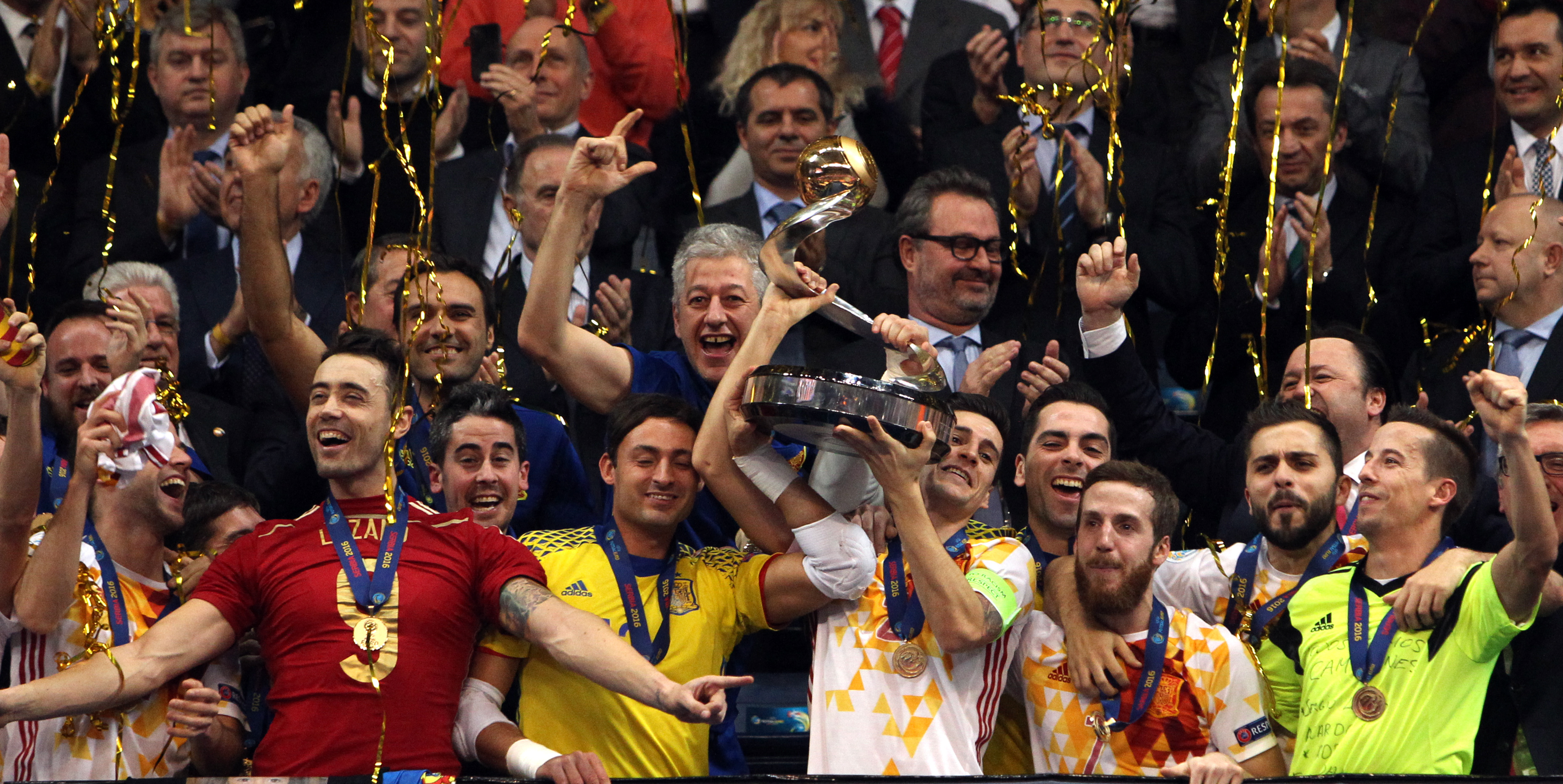 Naționala de fotbal în sală a Spaniei a câștigat al șaptelea titlu european / GALERIE FOTO&VIDEO