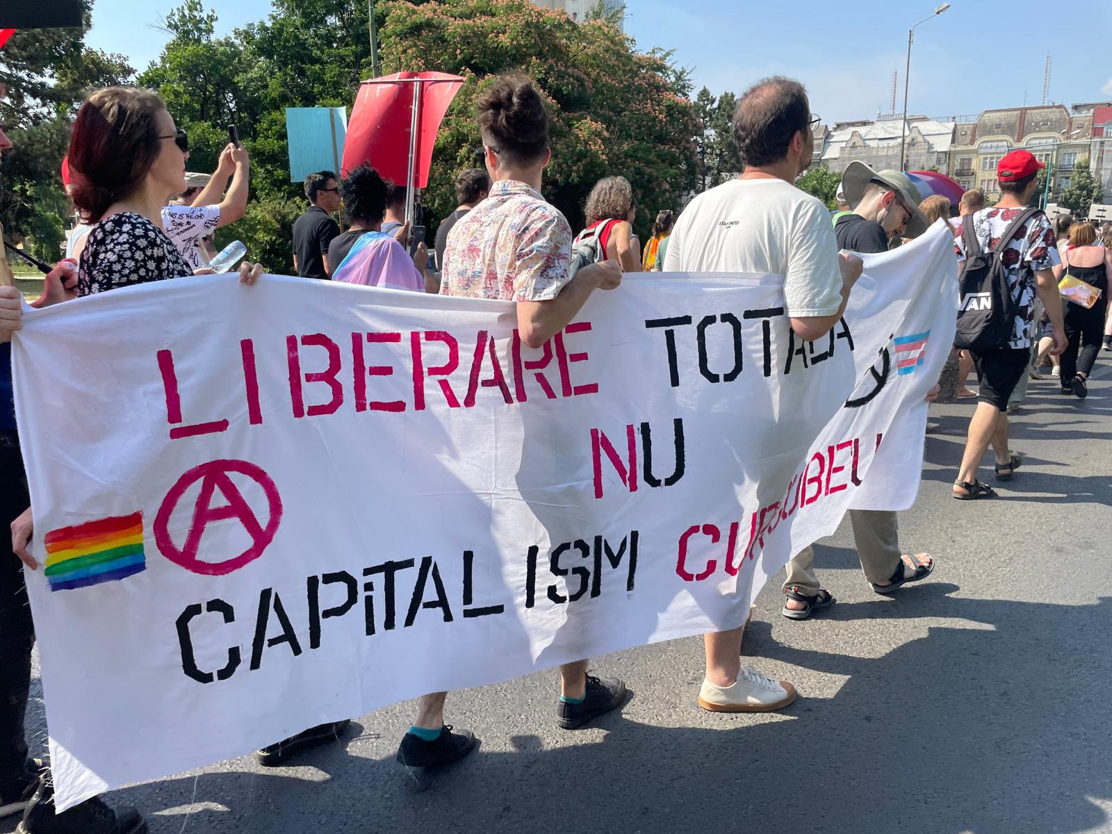 Sute de participanți la primul marș Pride din Timișoara. „Trăim într-o țară din UE care nu oferă nici o formă de recunoaștere cuplurilor de același gen”
