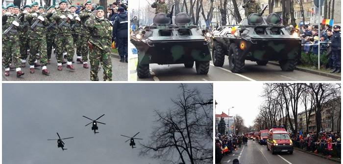 Militari în uniforme din Primul Război Mondial au defilat la Cluj de Ziua Națională. Mii de oameni din Ploiești au sărbătorit în ploaie Ziua Națională | FOTO&VIDEO
