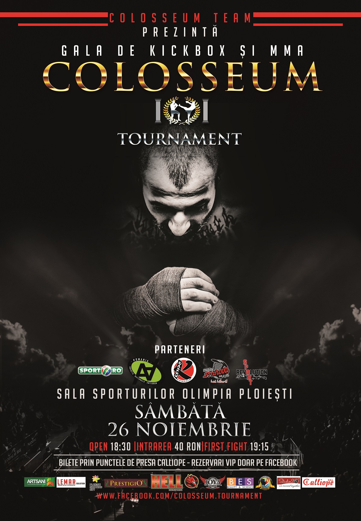 Kickboxing, Ploiești, Sala Olimpia, 26 noiembrie. ”Gladiatorii ringului” luptă în orașul găzarilor. Nume mari în sală / GALERIE FOTO