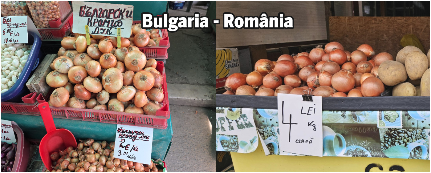 Experiment Libertatea. Preţurile la alimente în Bulgaria faţă de România: şi castraveţii aduşi din Grecia sunt mai scumpi la vecini