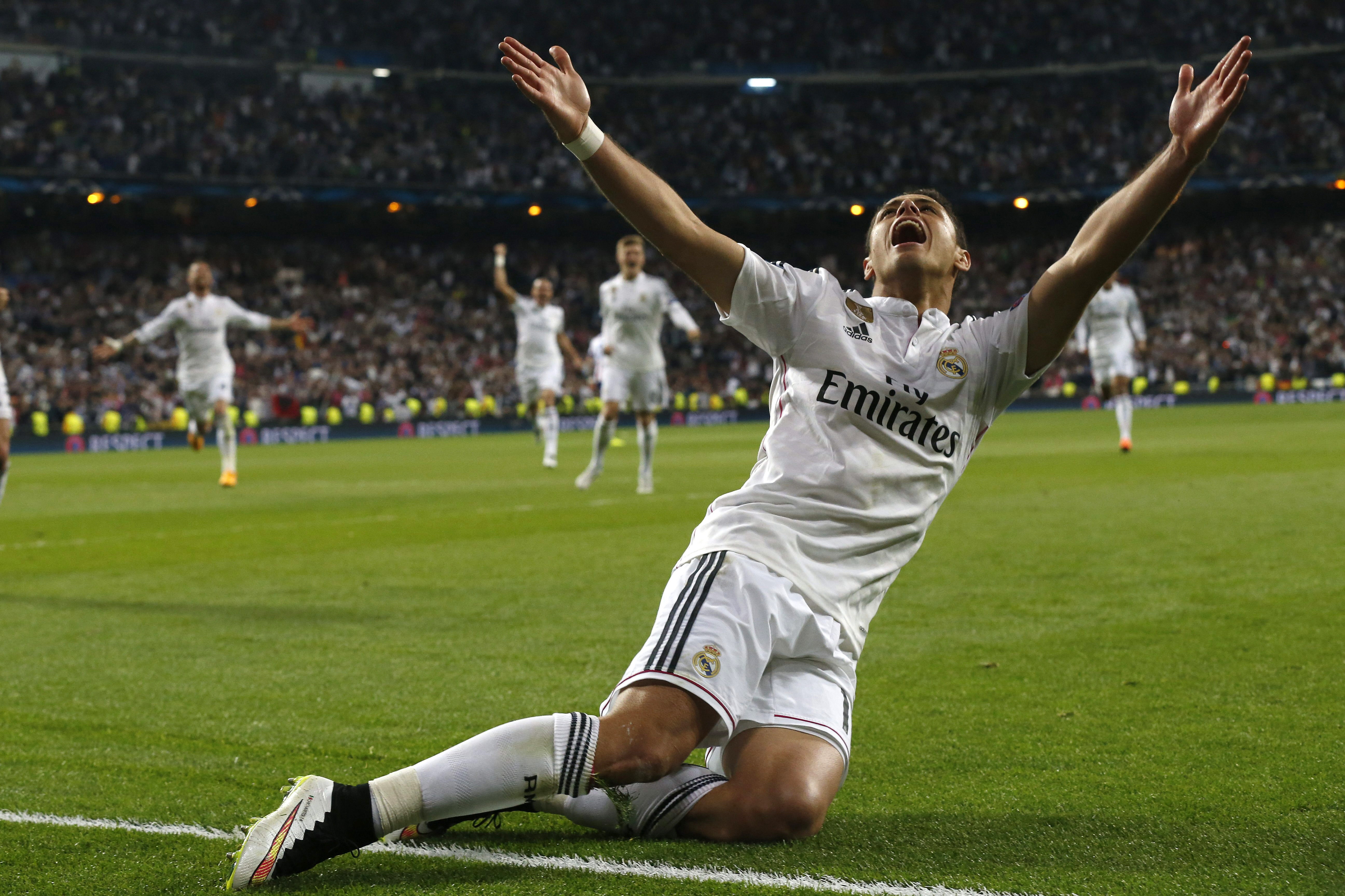 Imaginea suferinței pe ”Santiago Bernabeu”! Jose Maria Gimenez și-a ascuns fața în tricou, după ce Real a eliminat-o pe Atletico în sferturile de finală ale Ligii Campionilor / GALERIE FOTO