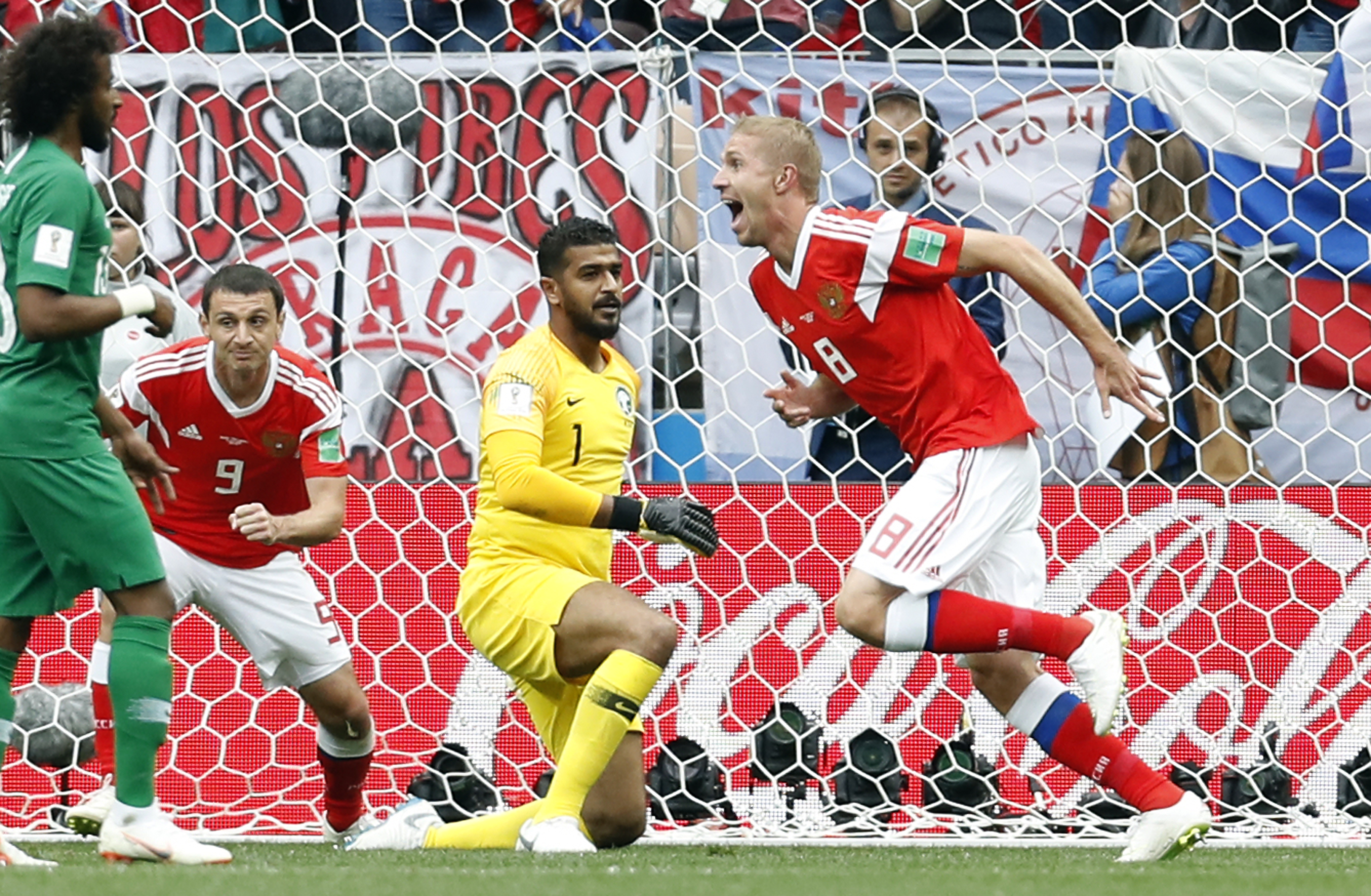Grupa A: Rusia - Arabia Saudită 5-0, în meciul de deschidere de la Campionatul Mondial de fotbal 2018 / FOTO&VIDEO
