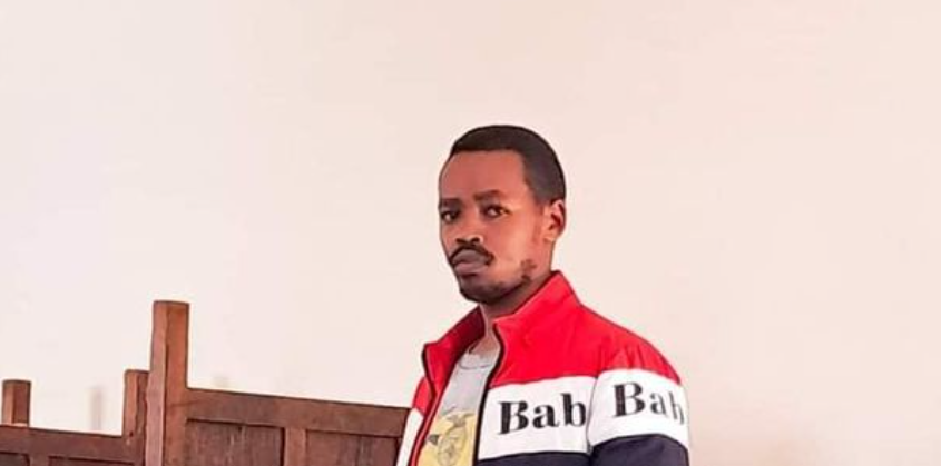 Samidoh's former manager Moses Marite when he appeared before a Kirinyaga Court