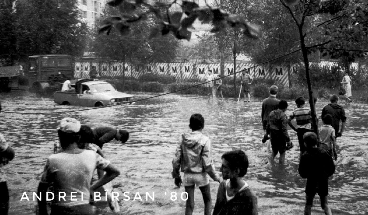 Cod roșu de ploi torențiale în București. Cum arăta zona Dristor în timpul inundațiilor din vara lui 1981