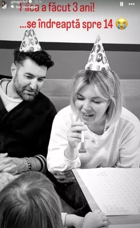 Imagini emoționante cu fiica lui Smiley și a Ginei Pistol. Josephine a împlinit 3 ani: „Nu sunteți pregătiți pentru ce urmează”