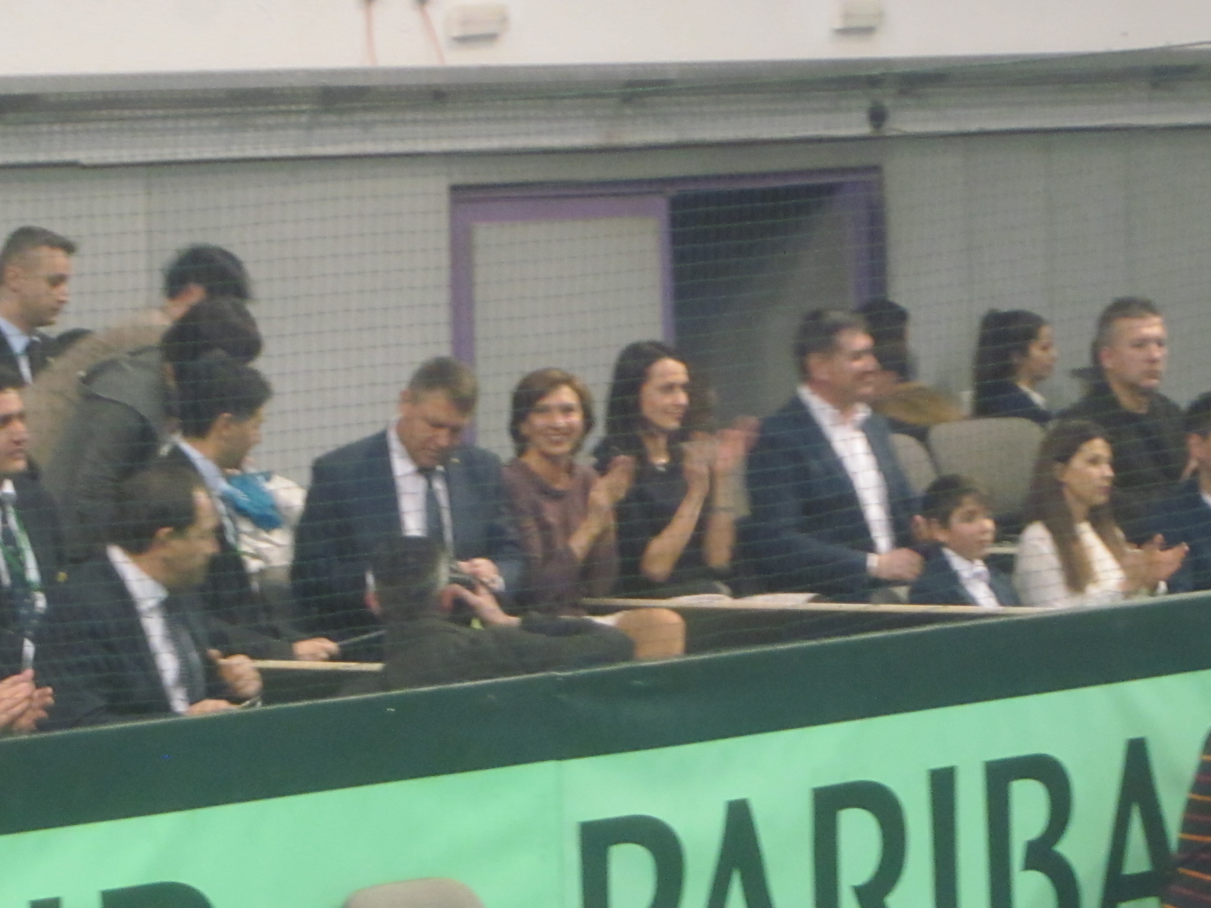 Cupa Davis, România - Israel 3-0. Iohannis, lângă generalul Năstase! FOTO