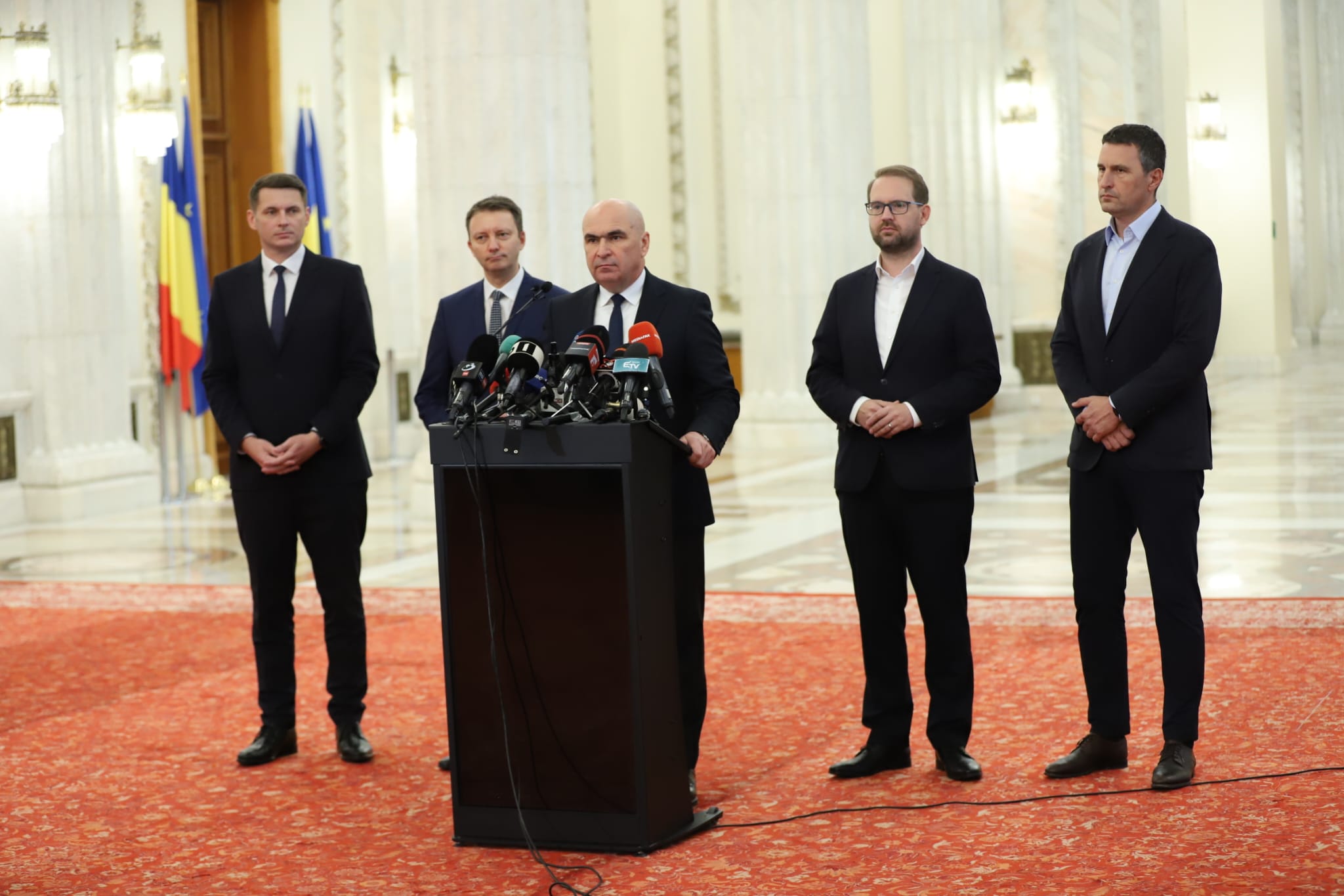 Siegfried Mureșan, Ilie Bolojan, Dominic Fritz, Tanczos Barna la Palatul Parlamentului