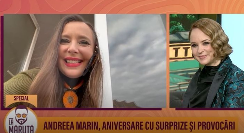 Andreea Marin, în lacrimi în emisiunea lui Cătălin Măruță. De ce s-a emoționat: „Nu am cuvinte să vă mulțumesc”