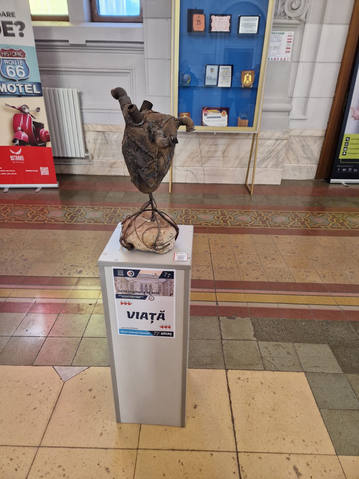 Povestea expoziției surprinzătoare din Galați „De la inginerie la artă”, care îmbină creativitatea cu sculptura 