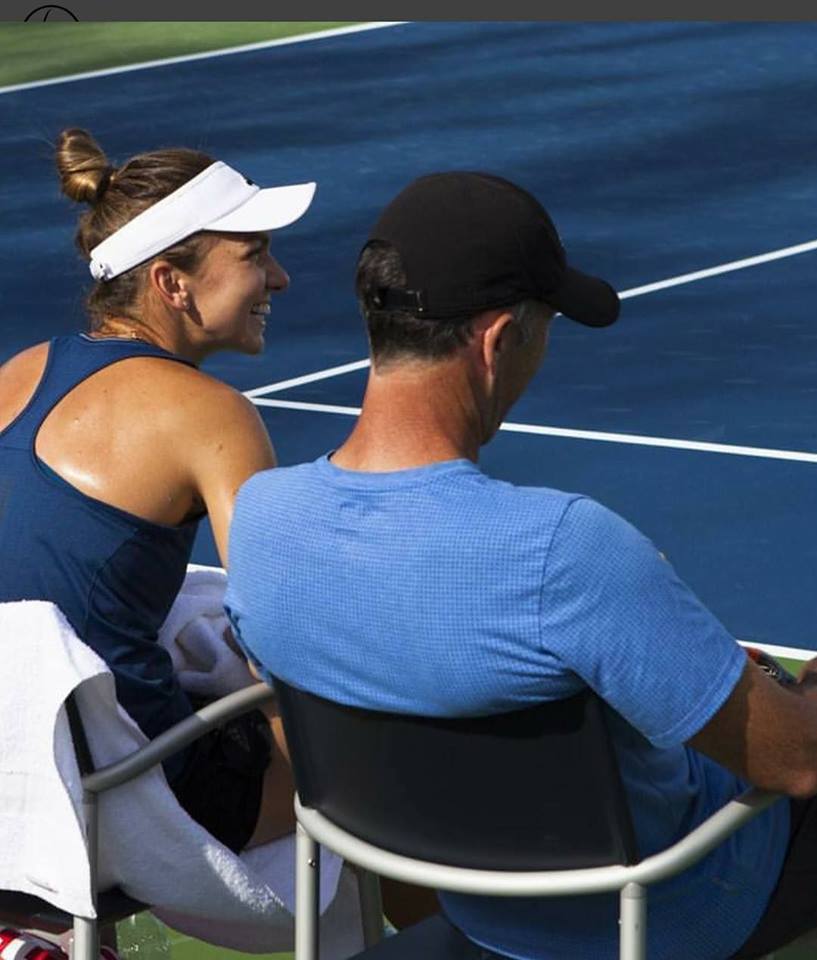 Întâlnire șoc pentru Simona Halep! Cu cine s-a antrenat înainte de US Open