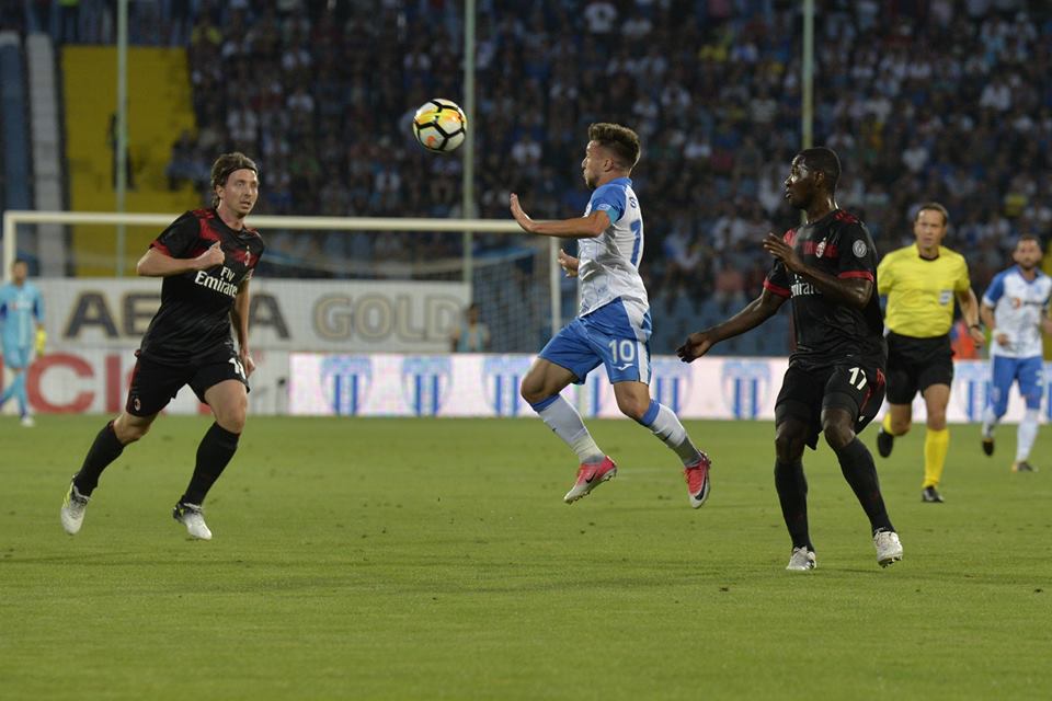 LIVETEXT. CSU Craiova - AC Milan, Liga Europa, turul 3 preliminar. 0-1 la Severin. Oltenii au pierdut italienește. ”Diavolii”, posesie 66,6% / GALERIE FOTO&VIDEO