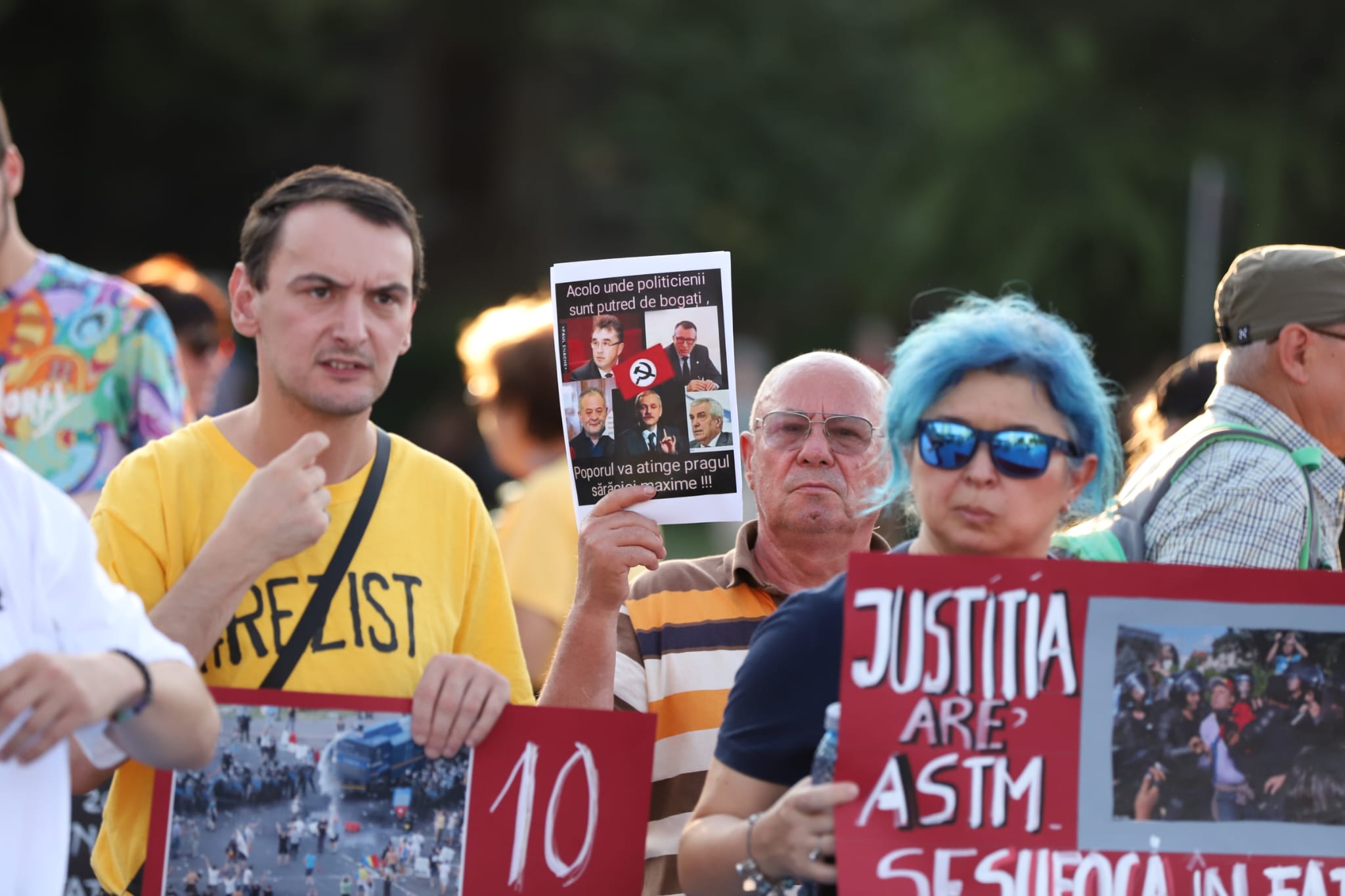 Protest în Piața Victoriei, la 8 ani de la violențele din 10 august 2018: „Ne-au gazat, i-ați achitat!”