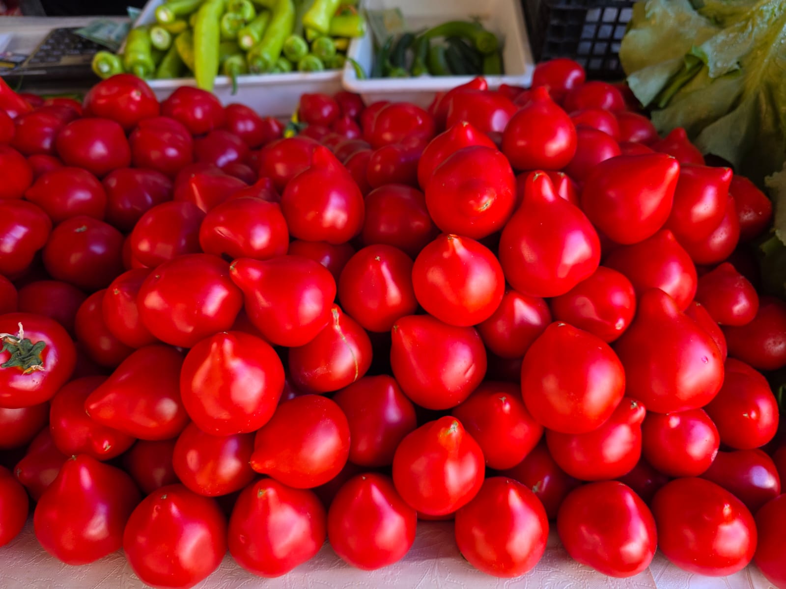 Cât costă să faci o salată de vară cu roșii românești și castraveți din piața Amzei, Obor sau Rahova