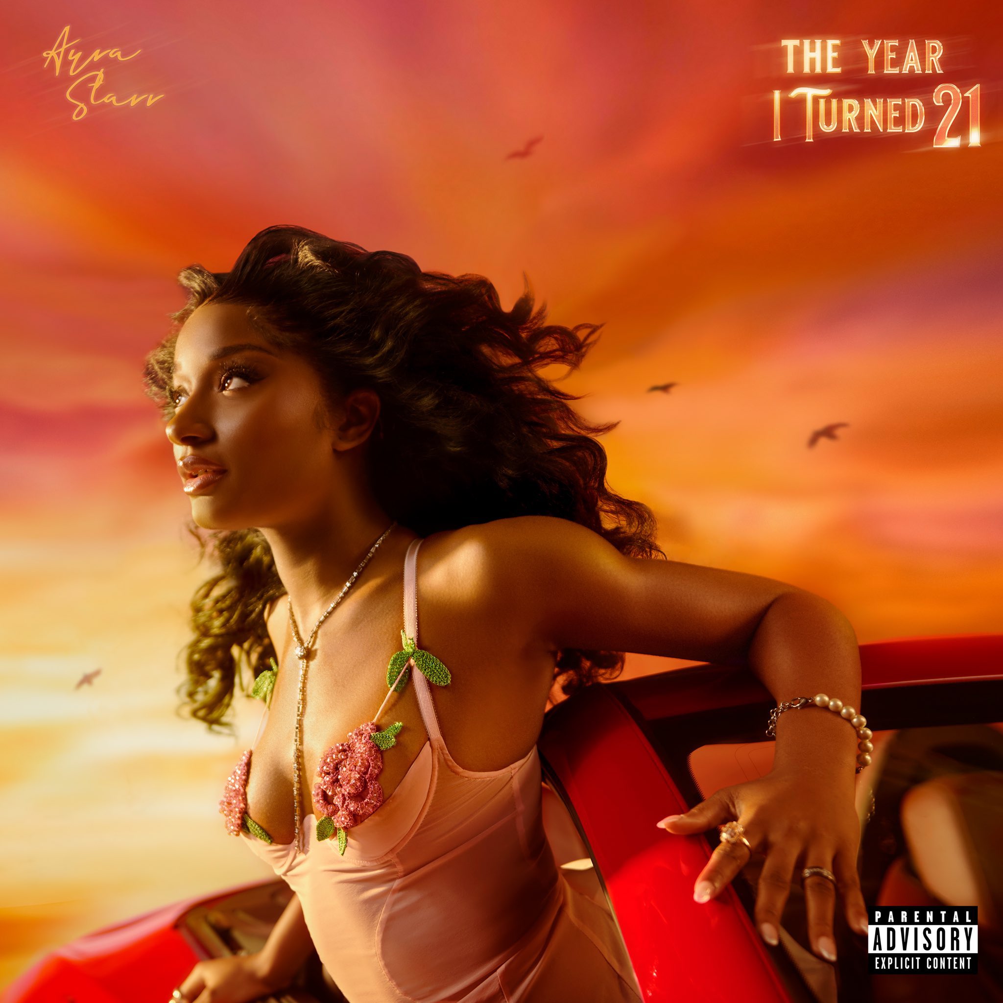 Cover art for Ayra Starr's second album 'The Year I Turn 21'