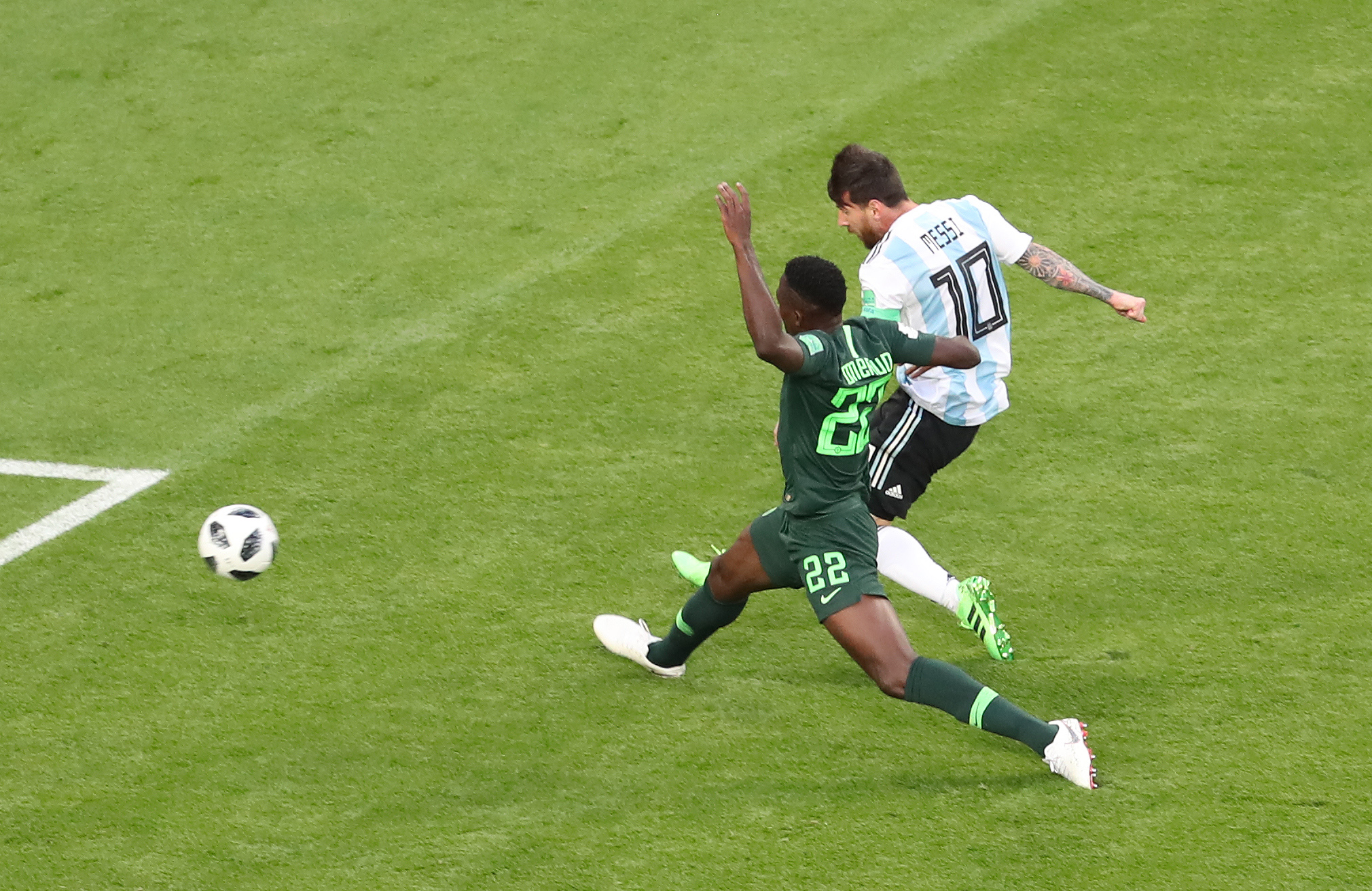 Nigeria - Argentina 1-2, în Grupa D a Campionatului Mondial de Fotbal din Rusia 2018. Africanii au văzut Rojo în fața ochilor / FOTO&VIDEO