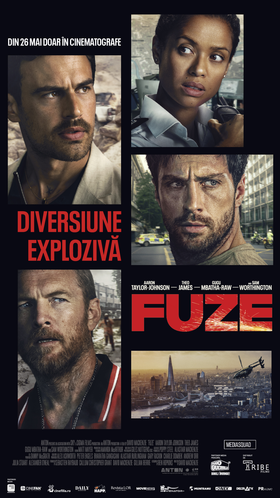 Dragoș Bucur joacă alături de starurile din „Avatar” și „Divergent” în thrillerul „FUZE: Diversiune explozivă”